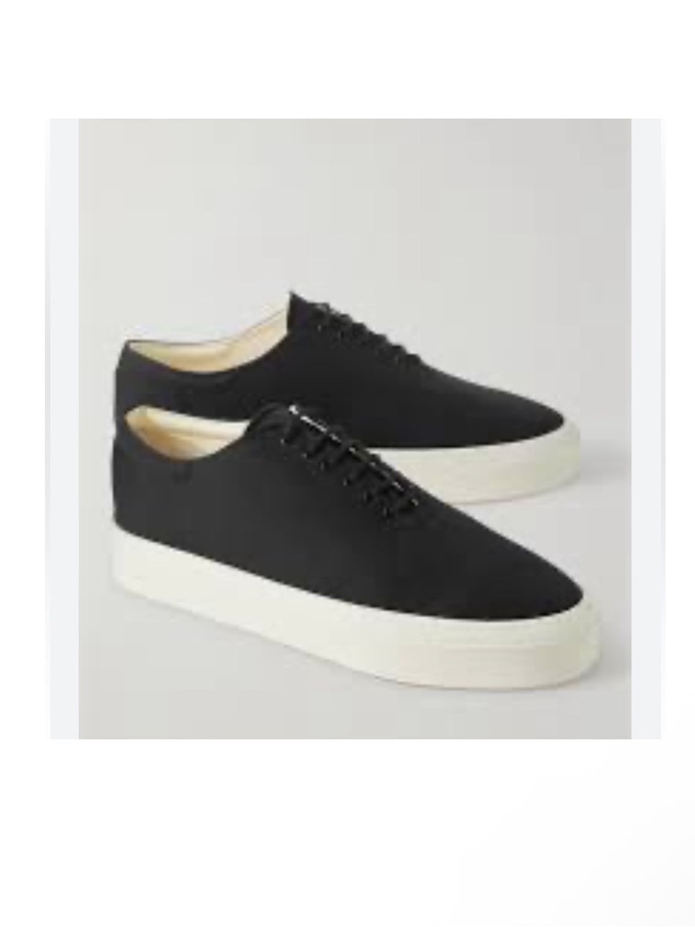 The Row Dean Cotton-Canvas
Sneakers - Black lace up sneakers size 36 women